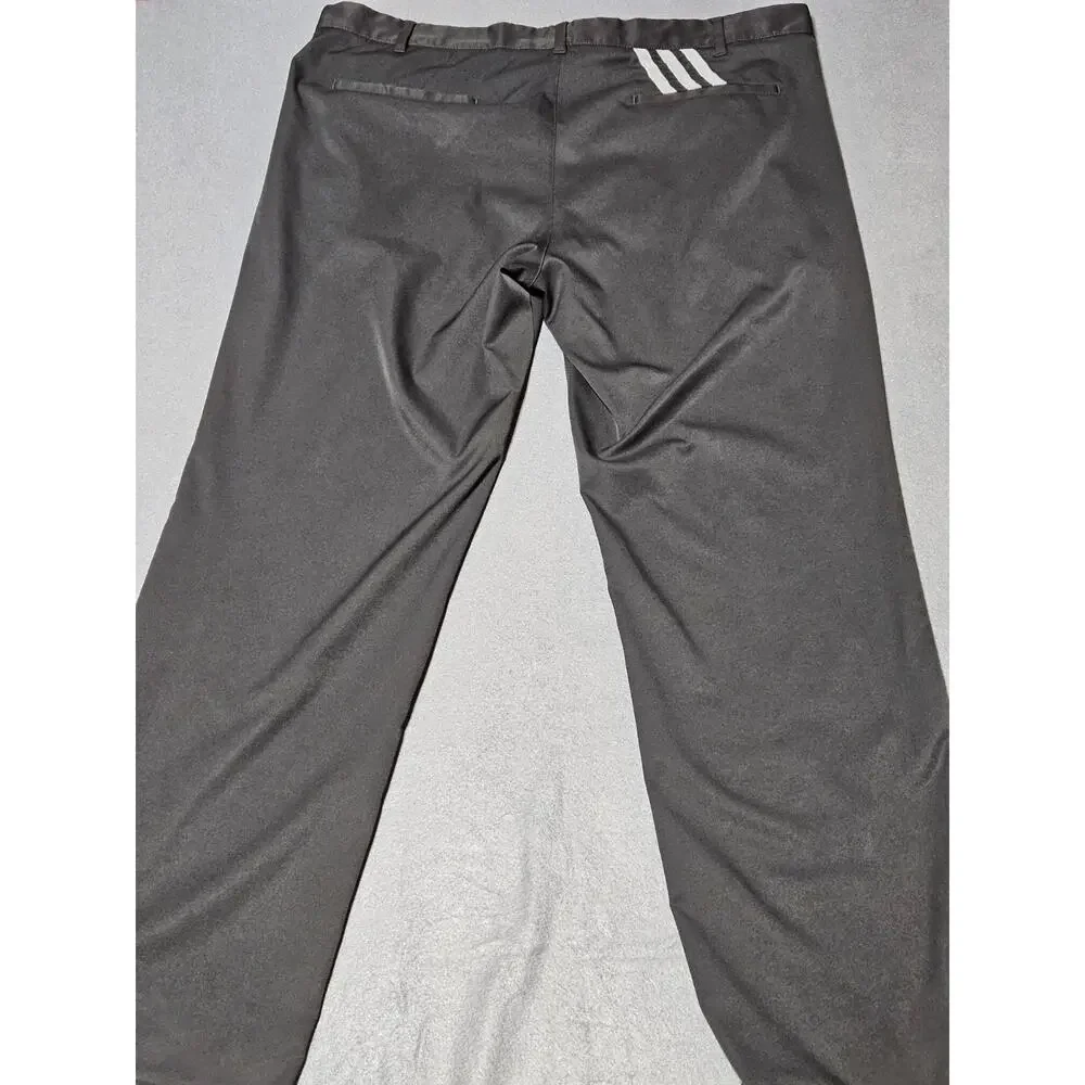 Adidas Golf Pants Men's 38x32 Black Climalite Straight Lightweight